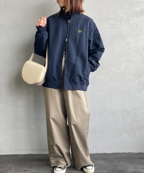 FRED PERRY ブレンサムジャケット L ネイビー FRED PERRY/フレッドペリー] 別注 ナイロン ブレンサム