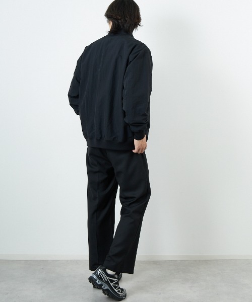 FRED PERRY（フレッドペリー）の「[FRED PERRY/フレッドペリー] 別注 ナイロン ブレンサムジャケット（ブルゾン・レディース・ブラック/ネイビー/ライトベージュ・8/10/12/14）」の5枚目の写真