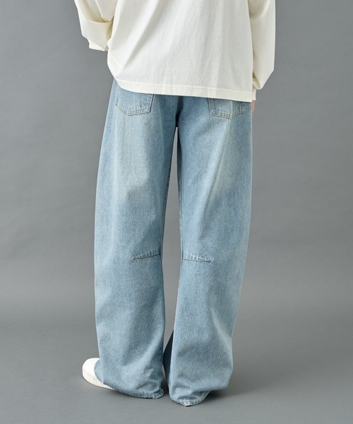 COLONY 2139（コロニートゥーワンスリーナイン）の「カーブデニム / men's（デニムパンツ・メンズ・サックスブルー/ブラック・LARGE/MEDIUM）」の7枚目の写真