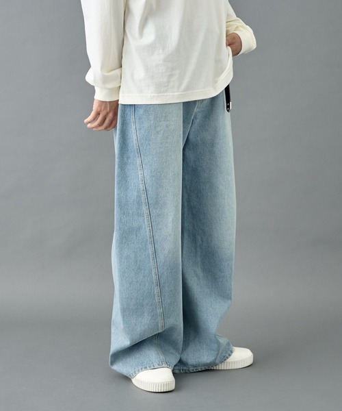 COLONY 2139（コロニートゥーワンスリーナイン）の「カーブデニム / men's（デニムパンツ・メンズ・サックスブルー/ブラック・LARGE/MEDIUM）」の8枚目の写真