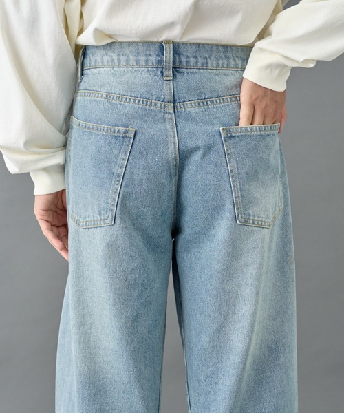 COLONY 2139（コロニートゥーワンスリーナイン）の「カーブデニム / men's（デニムパンツ・メンズ・サックスブルー/ブラック・LARGE/MEDIUM）」の21枚目の写真