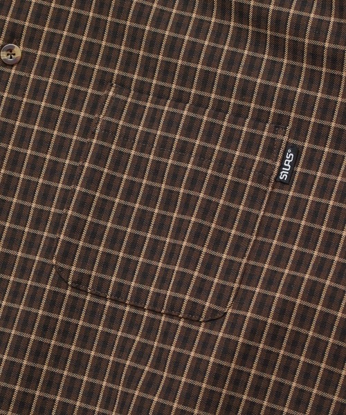 SILAS(サイラス)の「CHECKED SHIRT(シャツ/ブラウス・メンズ・グリーン/ブラウン・L/M)」の3枚目の写真