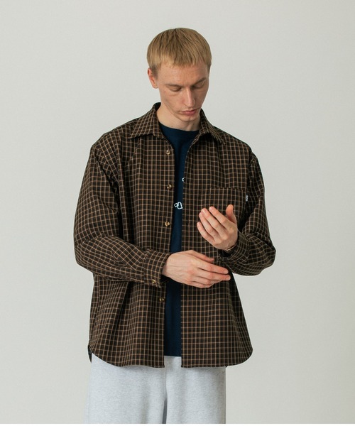 SILAS(サイラス)の「CHECKED SHIRT(シャツ/ブラウス・メンズ・グリーン/ブラウン・L/M)」の10枚目の写真