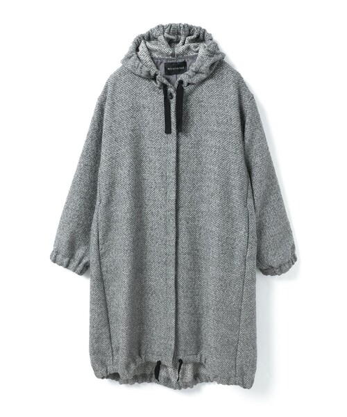 mizuiro ind ウールブレンドフードコート（モッズコート）｜mizuiroind