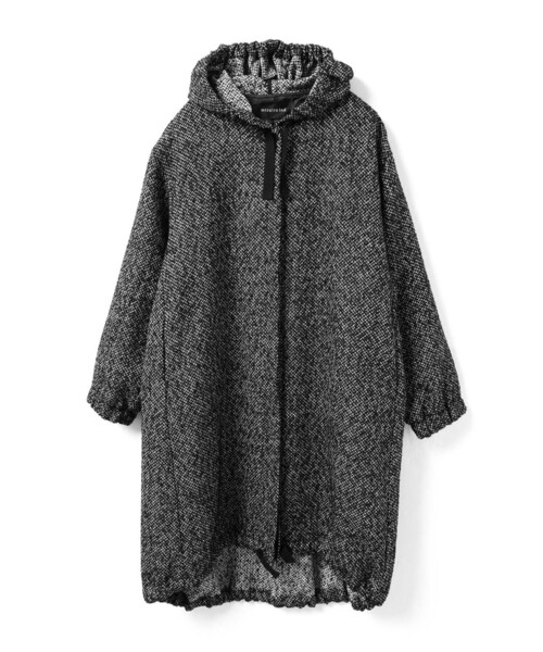 mizuiro ind ウールブレンドフードコート（モッズコート）｜mizuiroind