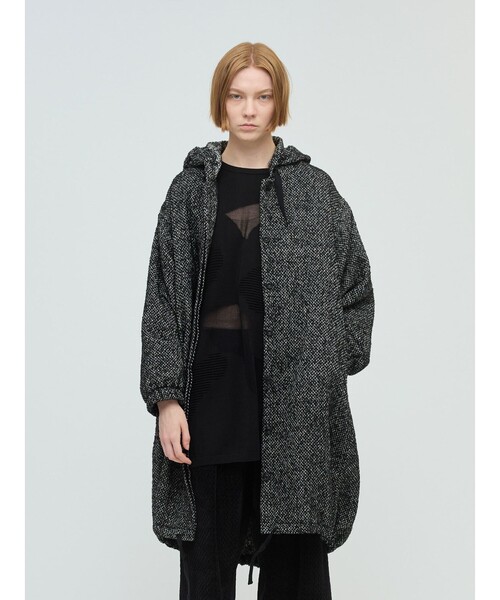 mizuiro ind ウールブレンドフードコート（モッズコート）｜mizuiroind