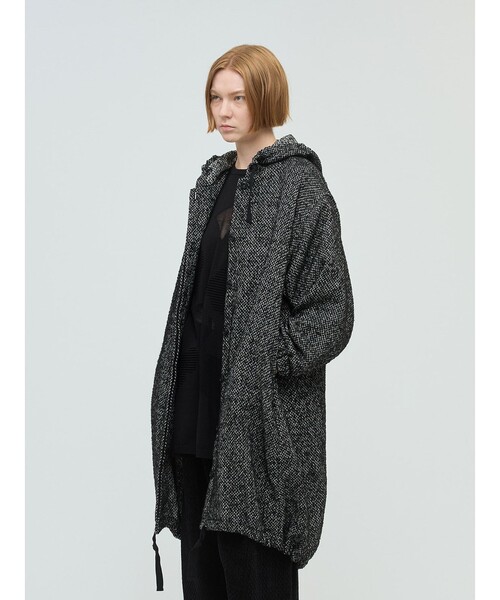 mizuiro ind ウールブレンドフードコート（モッズコート）｜mizuiroind