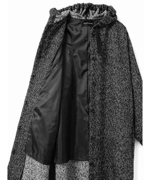 mizuiro ind ウールブレンドフードコート（モッズコート）｜mizuiroind