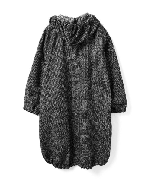 mizuiro ind ウールブレンドフードコート（モッズコート）｜mizuiroind