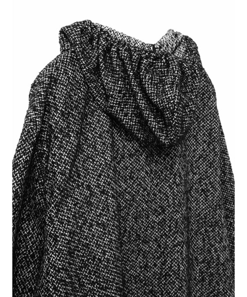 mizuiro ind ウールブレンドフードコート（モッズコート）｜mizuiroind