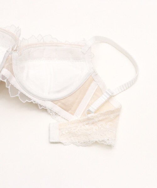 Risa Magli（リサマリ）の「スティーナ ブラジャー （D-F） ＜N Make Type＞（ブラジャー・レディース・ネイビー/ホワイト/グレー・D70/D65/F80/F75/F70/F65/E80/E75/E70/E65/D80/D75）」の6枚目の写真