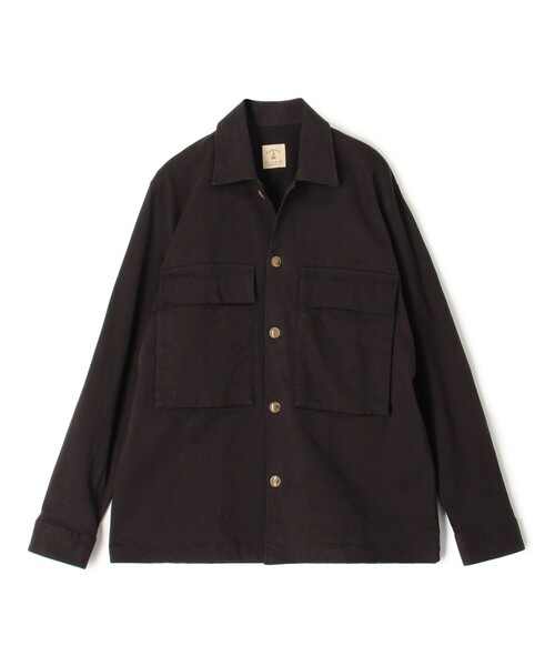 TOMORROWLAND (トゥモローランド)の「【別注】GUY ROVER コットンツイル オーバーシャツ(ブルゾン・メンズ・ボルドー/カーキ/ブラック/ベージュ・S/L/M)」の2枚目の写真
