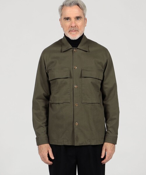 別注】GUY ROVER コットンツイル オーバーシャツ（ブルゾン