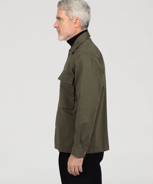 別注】GUY ROVER コットンツイル オーバーシャツ（ブルゾン