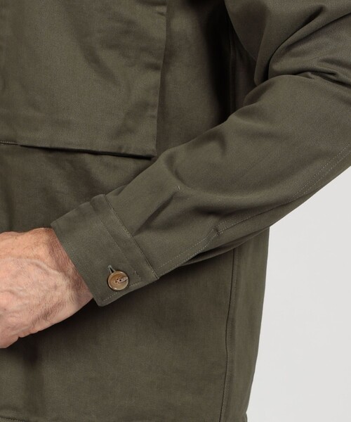 TOMORROWLAND (トゥモローランド)の「【別注】GUY ROVER コットンツイル オーバーシャツ(ブルゾン・メンズ・ボルドー/カーキ/ブラック/ベージュ・S/L/M)」の12枚目の写真