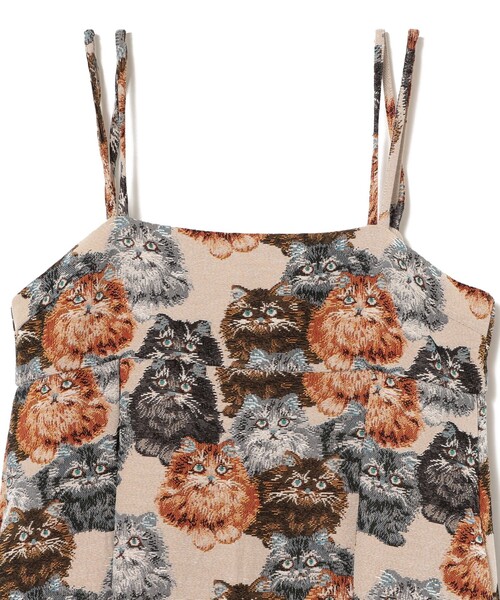 猫いっぱい キャミソール ワンピース（ワンピース）｜mmts