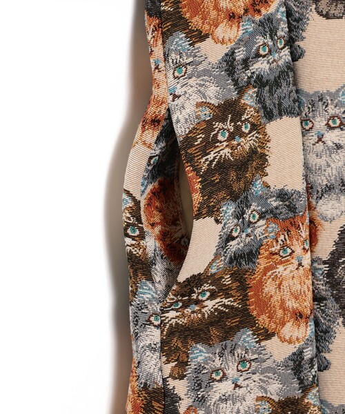 mmts（マミタス）の「猫いっぱい  キャミソール ワンピース（ワンピース・レディース・ホワイト系その他5/ブラック・SMALL/MEDIUM）」の19枚目の写真