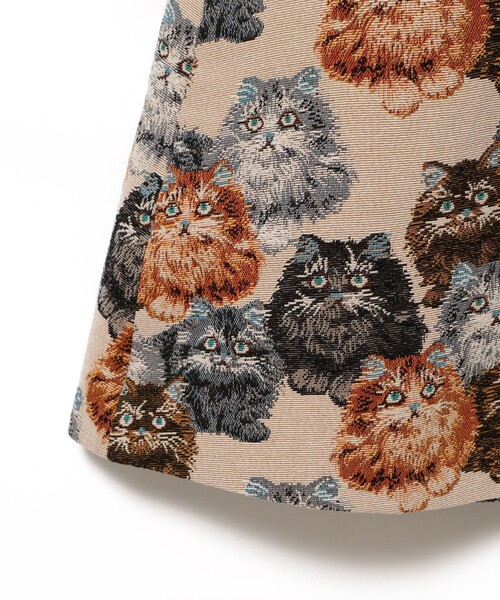 mmts（マミタス）の「猫いっぱい  キャミソール ワンピース（ワンピース・レディース・ホワイト系その他5/ブラック・SMALL/MEDIUM）」の20枚目の写真