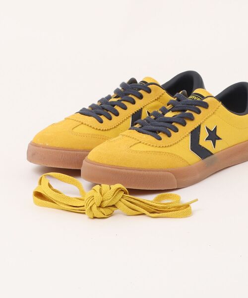 CONVERSE(コンバース)の「converse コンバース ROADCLASSIC SK OX メンズスニーカー(ロードクラシックSKOX) 33701910(スニーカー・メンズ・グレー系その他/イエロー・25.5cm/26.0cm/26.5cm/27.0cm/27.5cm/28.0cm/29.0cm/25.0cm)」の5枚目の写真