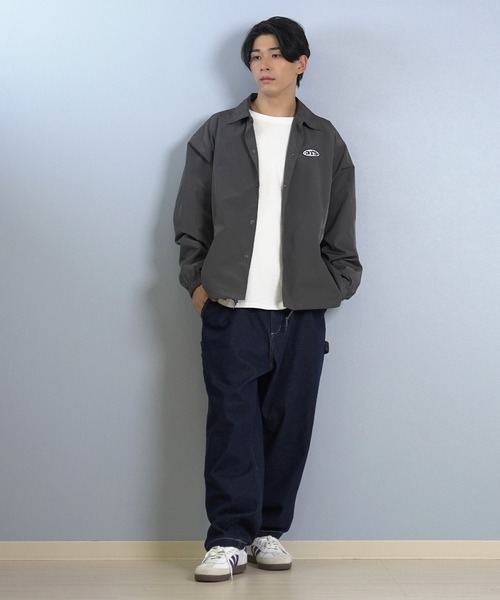 DOGTOWN（ドッグタウン）の「DOGTOWN/ドッグタウン コーチジャケット バックプリント 254DT1JK010（その他アウター・メンズ・グレー/ブラック・M/L/XL）」の10枚目の写真