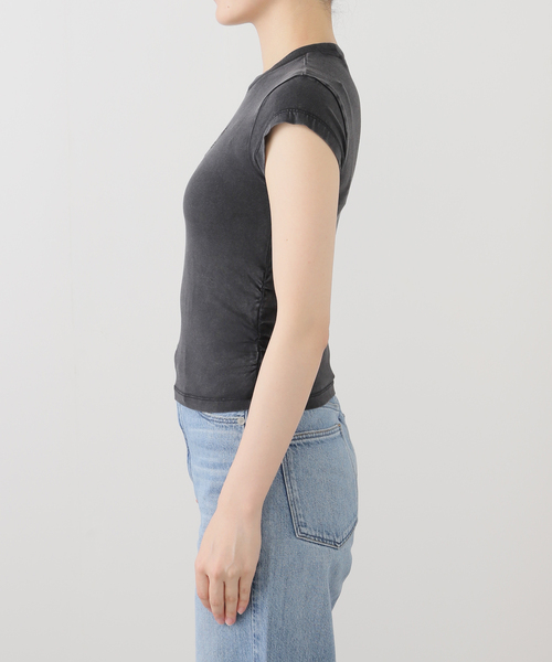 Guess(ゲス)の「GUESS/ゲス GO VINTAGE SHIRRED WING SS TEE(Tシャツ/カットソー・レディース・レッド/ブラック・SMALL)」の16枚目の写真