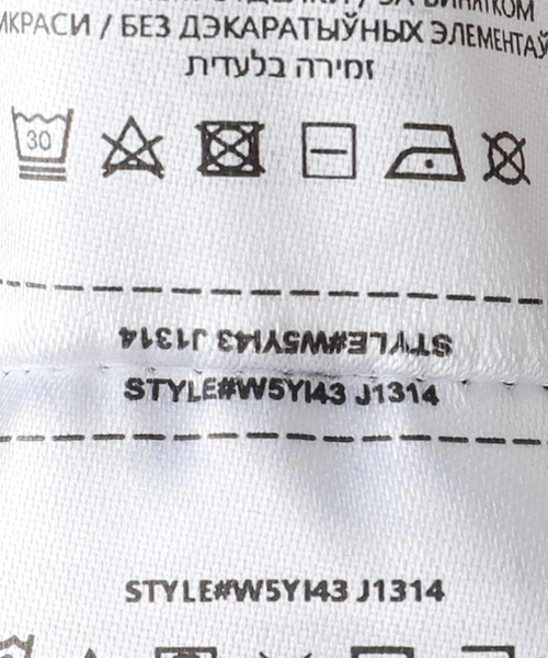 Guess(ゲス)の「GUESS/ゲス GO VINTAGE SHIRRED WING SS TEE(Tシャツ/カットソー・レディース・レッド/ブラック・SMALL)」の22枚目の写真