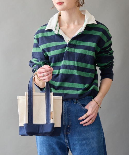 HASHIBAMI（ハシバミ）の「【HASHIBAMI】星底 キャンバスバッグ（トートバッグ・レディース・ブラック/ネイビー・FREE）」の8枚目の写真