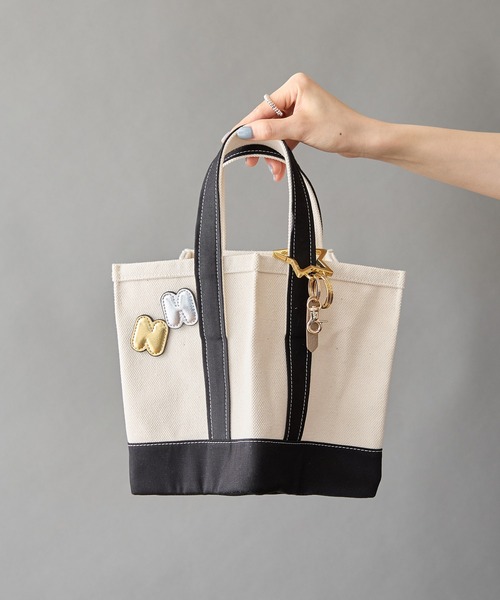 HASHIBAMI（ハシバミ）の「【HASHIBAMI】星底 キャンバスバッグ（トートバッグ・レディース・ブラック/ネイビー・FREE）」の11枚目の写真