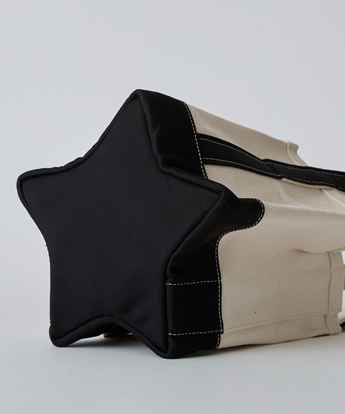 HASHIBAMI（ハシバミ）の「【HASHIBAMI】星底 キャンバスバッグ（トートバッグ・レディース・ブラック/ネイビー・FREE）」の22枚目の写真