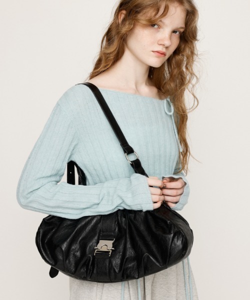 SLY（スライ）の「BELTED TOTE BAG ベルティド トートバッグ（トートバッグ・レディース・ベージュ/ブラック・FREE）」の12枚目の写真