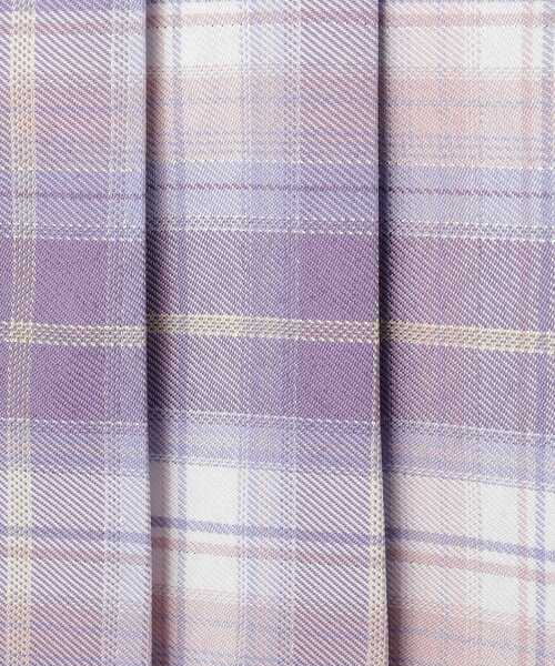 SHOO・LA・RUE（シューラルー）の「【100-150cm】ハートチャーム付きチェックプリーツスカート（スカート・キッズ・パープル系1/サックスブルー系1・13/12/11/10/15 /14）」の8枚目の写真