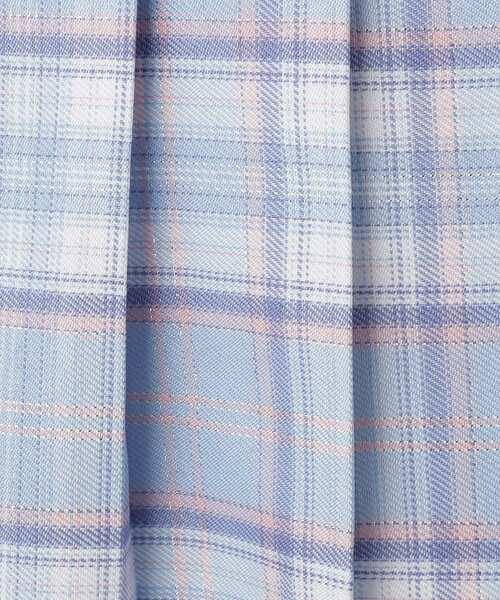 SHOO・LA・RUE（シューラルー）の「【100-150cm】ハートチャーム付きチェックプリーツスカート（スカート・キッズ・パープル系1/サックスブルー系1・13/12/11/10/15 /14）」の9枚目の写真