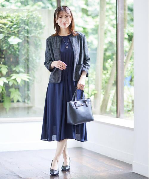 セール】【吸水速乾／防しわ】シルキープリーツワンピース（ワンピース