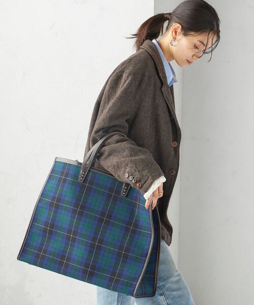 バッグ A VACATION / navy black SHIPS別注】A VACATION: 50th ANNIV TANK（トートバッグ）｜A VACATION