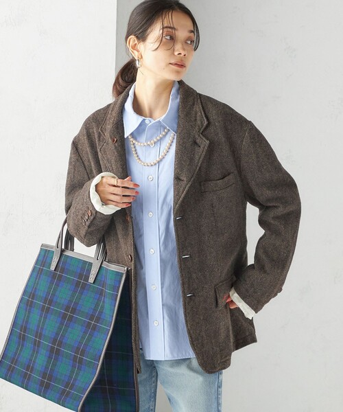 A VACATION(アヴァケーション)の「【SHIPS別注】A VACATION: TANK(トートバッグ・レディース・ネイビー・ONE SIZE)」の5枚目の写真