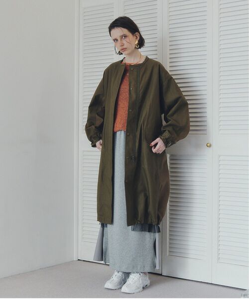 Editt by YECCA VECCA（エディットバイイェッカヴェッカ）の「2wayミリタリーコート（その他アウター・レディース・カーキ/チャコールグレー・FREE）」の5枚目の写真
