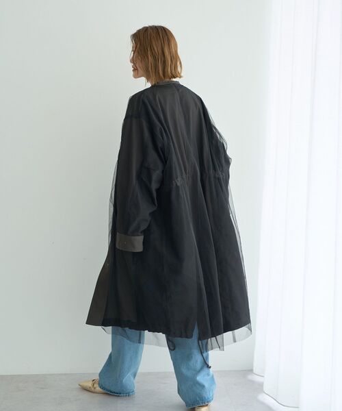 Editt by YECCA VECCA（エディットバイイェッカヴェッカ）の「2wayミリタリーコート（その他アウター・レディース・カーキ/チャコールグレー・FREE）」の22枚目の写真