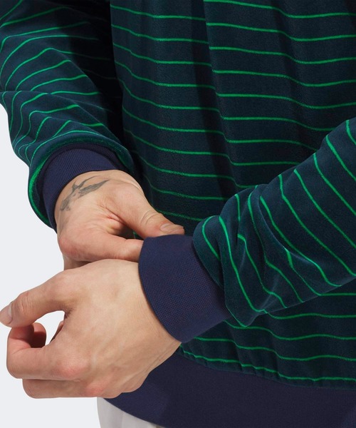 セール】オリジナルスゴルフ Originalsベロア 長袖 ポロシャツ【adidas