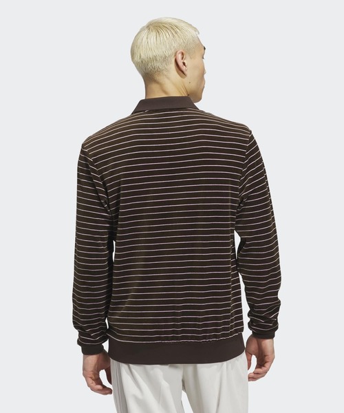 セール】オリジナルスゴルフ Originalsベロア 長袖 ポロシャツ【adidas