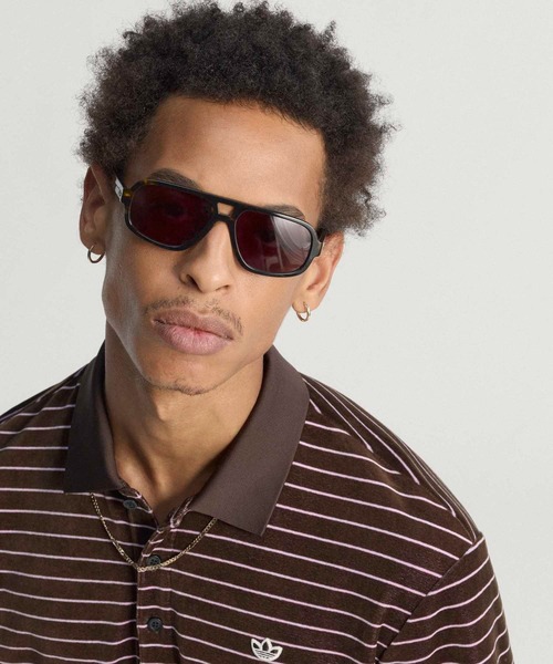 セール】オリジナルスゴルフ Originalsベロア 長袖 ポロシャツ【adidas