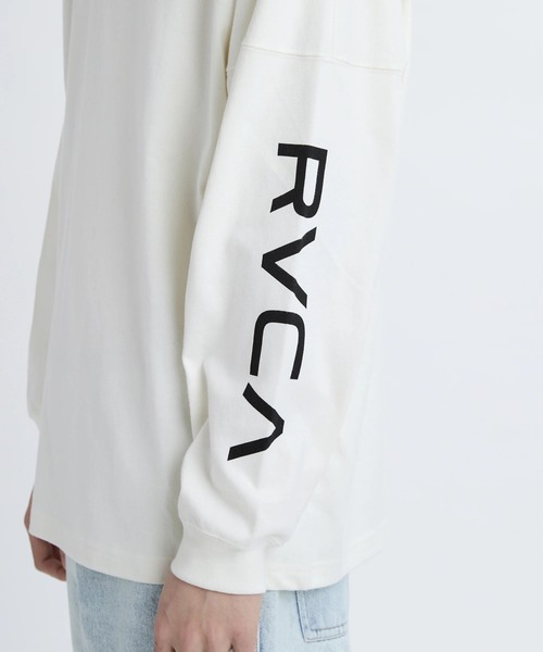 RVCA（ルーカ）の「RVCA メンズ RVCA LT ロンＴ 【2025年秋冬モデル】/ルーカ袖プリントロゴ長袖ロンT（Tシャツ/カットソー・メンズ・ブラック/ベージュ/オフホワイト/ブルー系その他/ブラック系その他・SMALL/MEDIUM/LARGE/X-LARGE）」の17枚目の写真