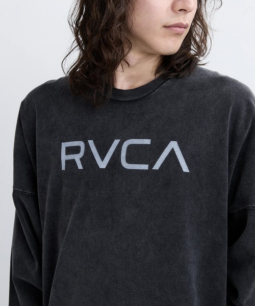 RVCA（ルーカ）の「RVCA メンズ RVCA LT ロンＴ 【2025年秋冬モデル】/ルーカ袖プリントロゴ長袖ロンT（Tシャツ/カットソー・メンズ・ブラック/ベージュ/オフホワイト/ブルー系その他/ブラック系その他・SMALL/MEDIUM/LARGE/X-LARGE）」の7枚目の写真