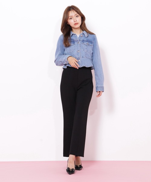 JILL by JILL STUART（ジルバイジルスチュアート）の「◇ペプラムデニムジャケット（デニムジャケット・レディース・ブルー/ネイビー・SMALL/MEDIUM）」の17枚目の写真