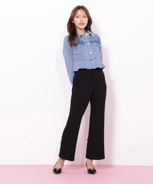 JILL by JILL STUART（ジルバイジルスチュアート）の「◇ペプラムデニムジャケット（デニムジャケット・レディース・ブルー/ネイビー・SMALL/MEDIUM）」の18枚目の写真