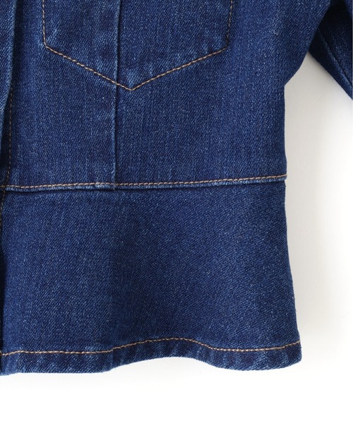 JILL by JILL STUART（ジルバイジルスチュアート）の「◇ペプラムデニムジャケット（デニムジャケット・レディース・ブルー/ネイビー・SMALL/MEDIUM）」の6枚目の写真