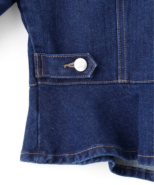 JILL by JILL STUART（ジルバイジルスチュアート）の「◇ペプラムデニムジャケット（デニムジャケット・レディース・ブルー/ネイビー・SMALL/MEDIUM）」の5枚目の写真