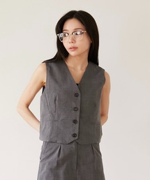 Luan（ルアン）の「【Luan】GLEN CHECK GILET/グレンチェックジレ（ベスト）」