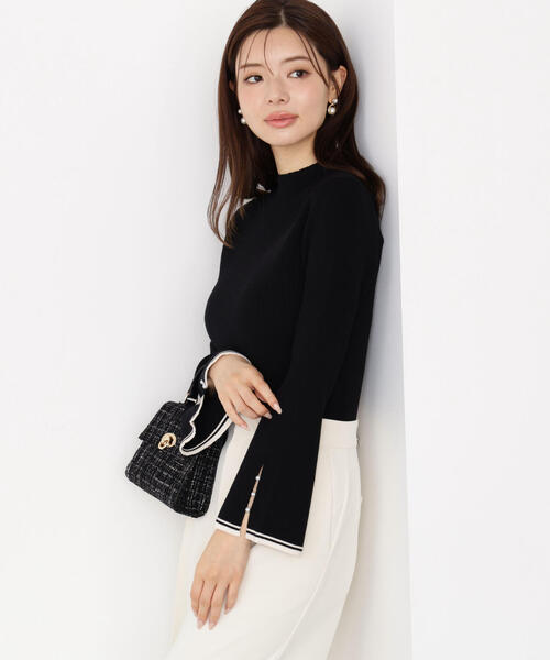 PROPORTION BODY DRESSING(プロポーションボディドレッシング)の「<ハンドウォッシャブル>スタンドネックリブニット / 1215270909(ニット/セーター・レディース・ブラック/ゴールド/ブルー/ホワイト系その他・SMALL/MEDIUM)」の20枚目の写真