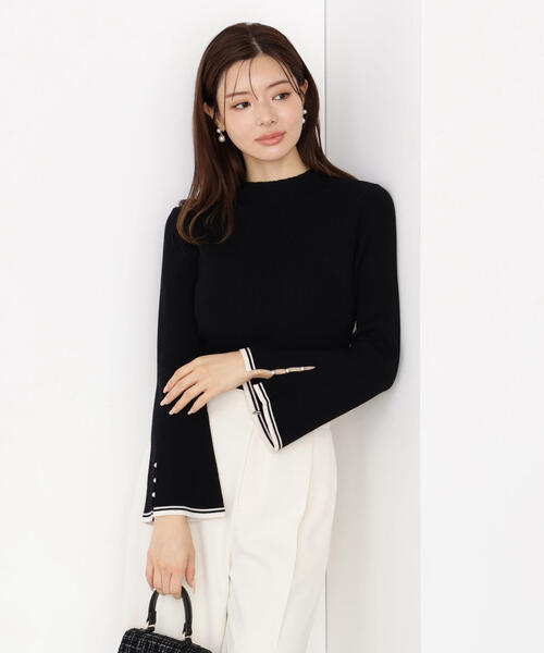 PROPORTION BODY DRESSING(プロポーションボディドレッシング)の「<ハンドウォッシャブル>スタンドネックリブニット / 1215270909(ニット/セーター・レディース・ブラック/ゴールド/ブルー/ホワイト系その他・SMALL/MEDIUM)」の21枚目の写真