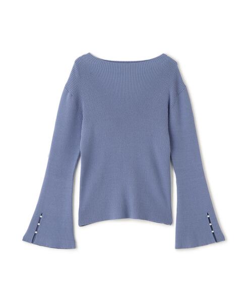 PROPORTION BODY DRESSING(プロポーションボディドレッシング)の「<ハンドウォッシャブル>スタンドネックリブニット / 1215270909(ニット/セーター・レディース・ブラック/ゴールド/ブルー/ホワイト系その他・SMALL/MEDIUM)」の17枚目の写真